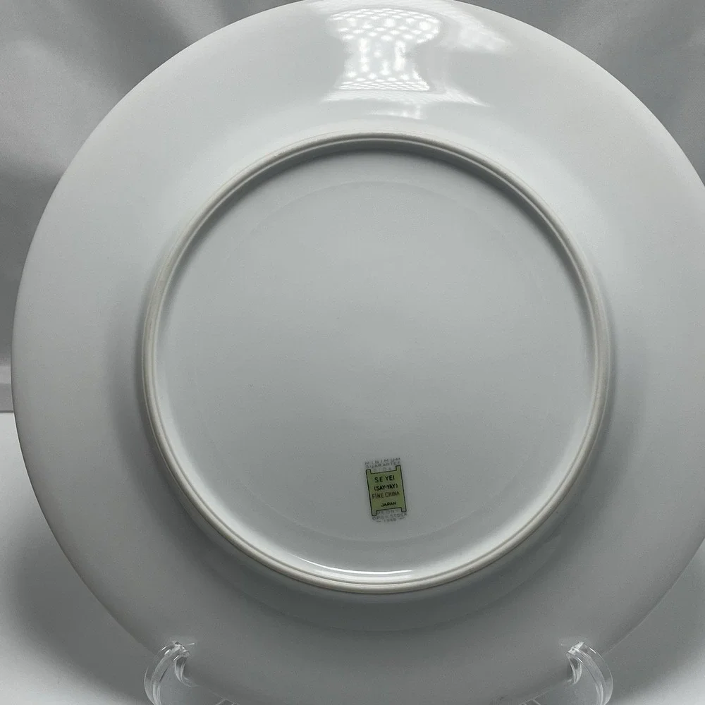 SEYEI‎ ( Say-Yay )Fine China Japan Peony Set Of 8 Large 10